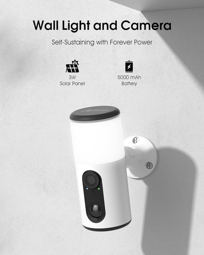 Cámara ANRAN 2K con Proyector de Lúmenes, Inalámbrica Solar Exterior WiFi Vigilancia - Imagen 2 de 10