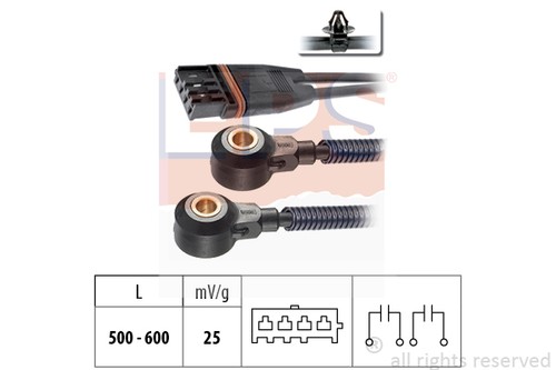 ENGINE DETONATION KNOCK SENSOR EPS 1957193 FOR BMW 3,5,1,Z4,X3,6,X5,7,X1,E90,E91 - Picture 2 of 5