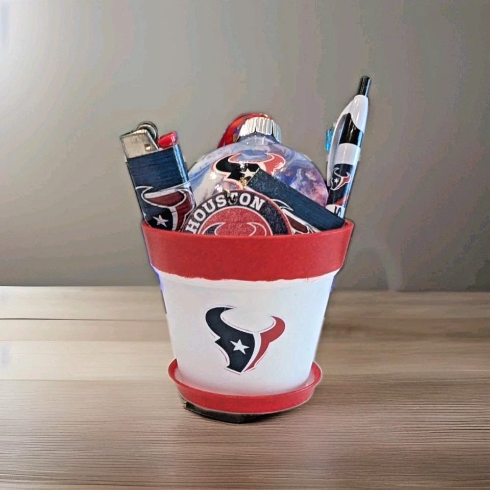 Houston Texans NFL Small Plastic Planter Gift Set (Includes Multiple Items) - Image 4 of 4