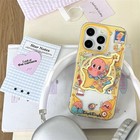 Joli support de coffre-fort transparent TWINKLE TWINKLE + coque pour iPhone 16 Pro Max 15 14