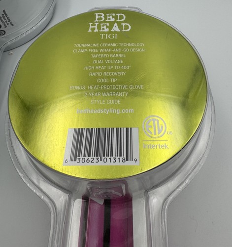 Bed Head Tigi Curlipops Set Of Two 1” Curling Iron Spiral & Tapered - Picture 8 of 11