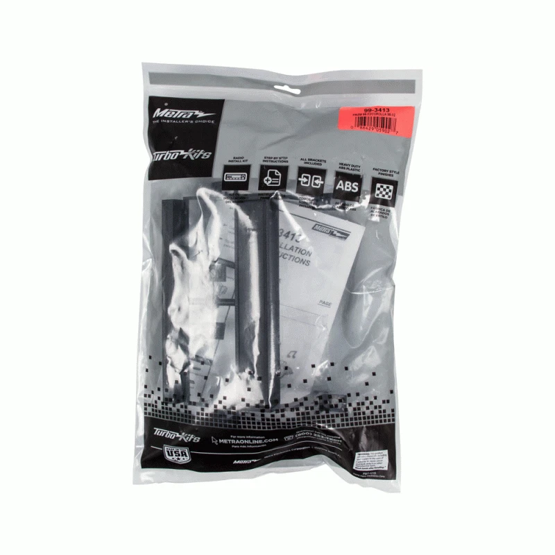 Metra 99-3413 Single-DIN Stereo Installation Dash Kit for 1998-2003 Chevy Prizm — 第 2/2 张图片