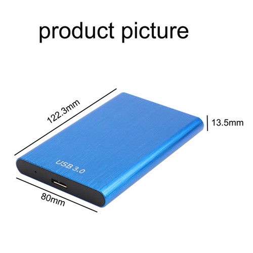 Universal 2.5-inch 1TB/2TB/4TB Portable HDD Thin High-Speed USB 3.0 for PC Mac - Afbeelding 6 van 36