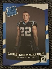 CHRISTIAN MCCAFFREY 2017 DONRUSS RATED ROOKIE 