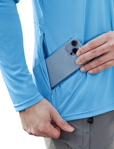 Herren Badeshirt schnelltrocknend Sonnenhemden UPF50+ Rash Guard für Männer Langarm UV - Bild 4 von 6