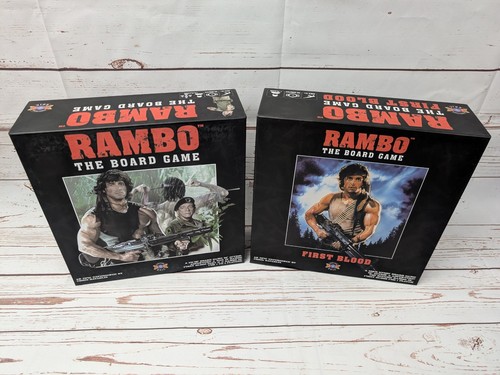 Rambo The Board Game Trilogy Collection Bundle Complete Everything Epic - Picture 5 of 18