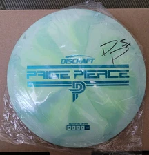 Paige Pierce Signed Autographed Discraft ESP Prototype Passion Inked, Excellent 