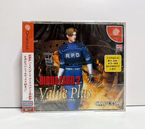 Brand New Sealed Biohazard 2 Value Plus Japanese Sega Dreamcast Resident Evil  - Picture 1 of 6