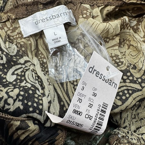 Vintage Y2K Dressbarn Button Down Shirt Fairy Grunge Rüschen Crinkle Damen Large - Bild 2 von 12