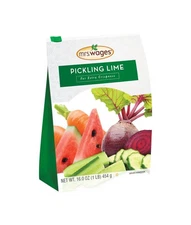 Mrs Wages Pickling Lime 16 Oz Seasoning Pack of 4 for Canning and Crispness