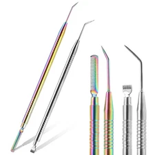 2-in-1 Lash Lift Tint Kit with 2 PCS Stainless Steel Applicator Comb Separator