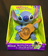 Disney Stitch No-Spill Musical Bubble Machine Toy w/ 4 fl oz 118 mL Ages 3 