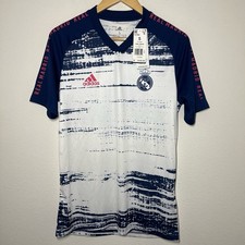 Real Madrid 2020-2021 Pre-Match Jersey | BRAND NEW Vintage Soccer S