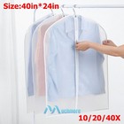 20/40X 40" Garment Bag Travel Suit Dress Storage Cover Full Zipper Coat Carrier