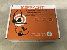 Spracht Zum RJ9B Dual Ear Headset for Desktop Landline Phone Phones ZumRJ9B