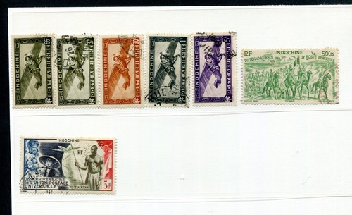 VIETNAM INDOCHINE FRANCE lot of stamps used - Imagen 3 de 3