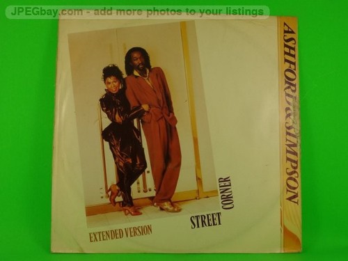 Ashford und Simpson Street Corner (471) 2 Spur 12" Single plus Bildhülle C