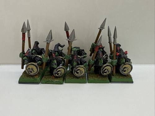 X20 Warhammer Fantasy The Old World Night Goblin Spears Painted - Picture 4 of 5