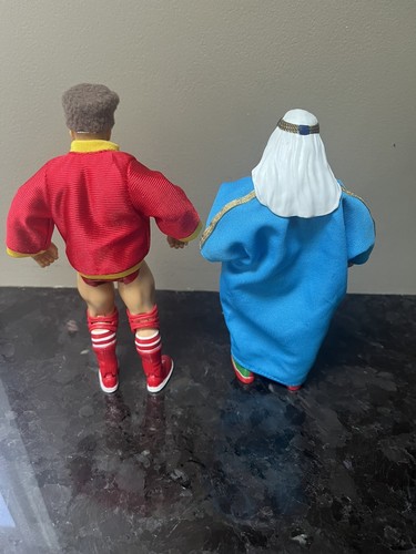 Jakks Pacific Classic Nikolai Volkoff Iron Sheik Wrestling Figure WWE WWF confezione da 3 - Foto 2 di 2