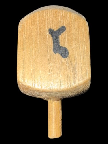 Natural Wooden Jewish Dreidel Hanukkah Spinning Toy 1.5 x .75 inches - Picture 3 of 6