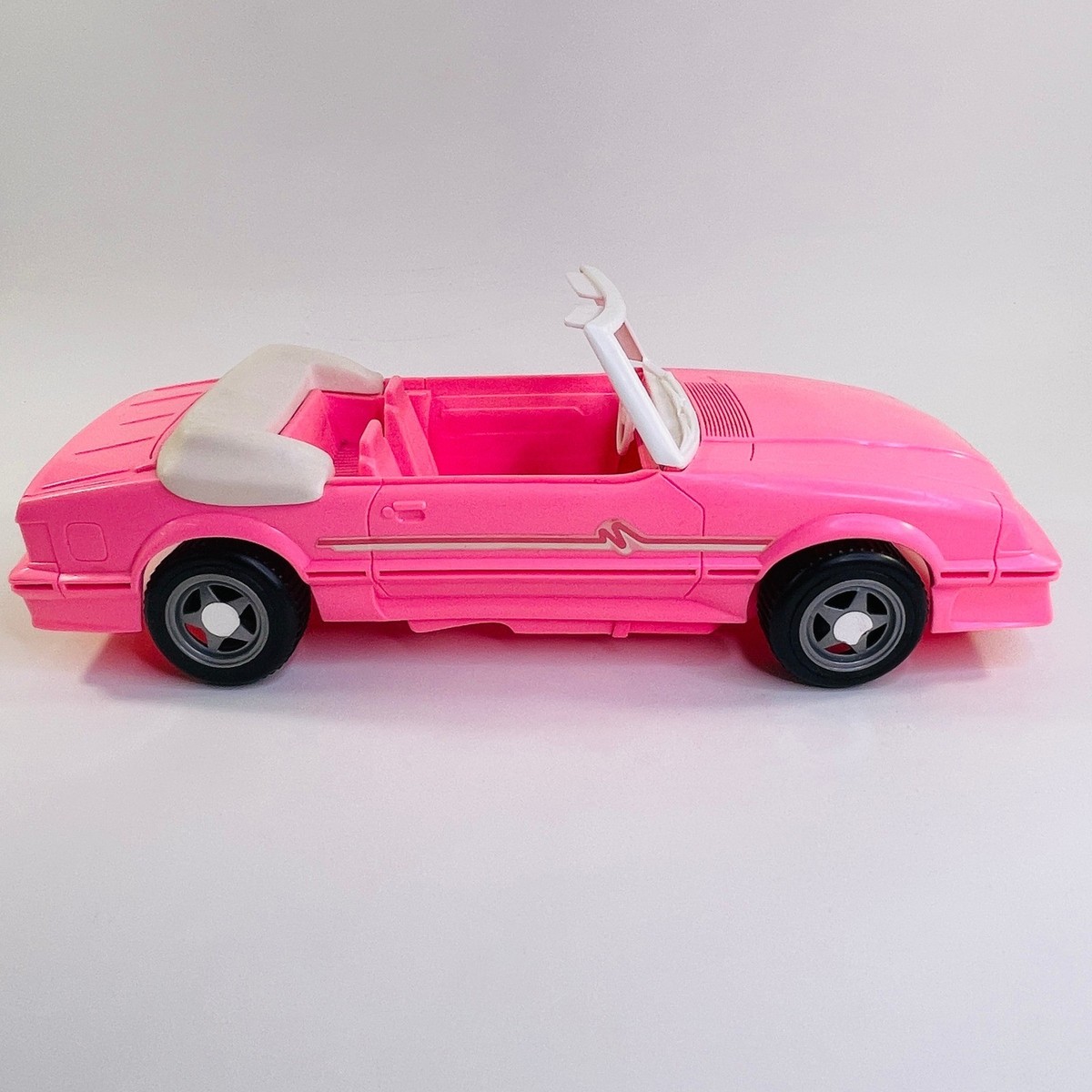 Vintage 1993 Mattel Barbie Pink Convertible Car Two Seater Doll