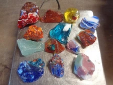 Glass Rock Slag Pretty Multi Colors 5.0 lbs ZZ20 Rocks Landscaping Aquarium