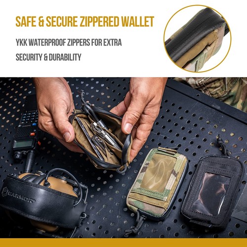 Mini Wallet, Camo Color, Dimensions: 4.7" 2.7" 1"/12cm7cm2.5cm - Picture 4 of 6