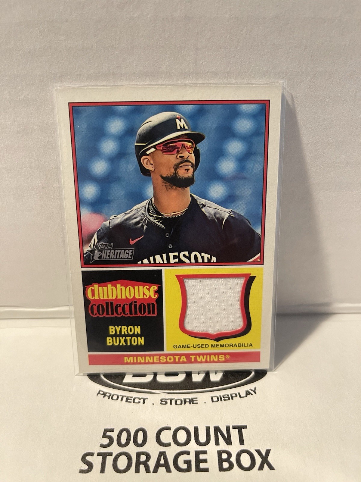2025 Topps Heritage - Clubhouse Collection Relics - #CCR-BBU Byron Buxton