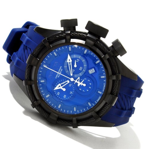 Swiss Made Invicta 11827 Reserve Bolt Sport Chronograph Blue Dial Men's Watch - Picture 2 of 7