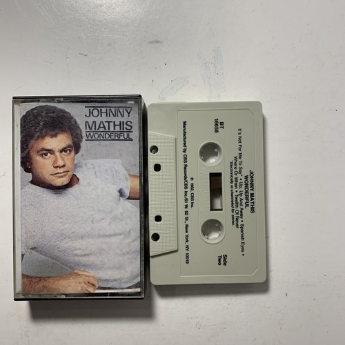 Johnny Mathis WONDERFUL (1978, Cassette Tape) CBS Records, TESTED - Picture 4 of 4