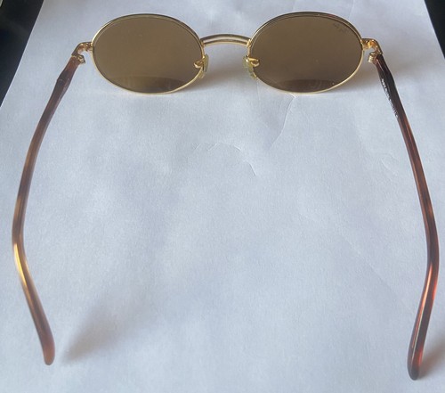 Gafas de sol Ray-Ban (B&L) vintage W2543 NYAS dorado/tortuga ovalado metal EE. UU. 51 mm - Imagen 5 de 5