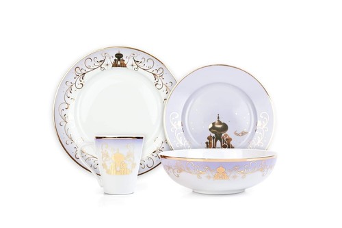Disney Themed Dinnerware Set - 16 Ceramic Dishes, 4 Place Settings | Collecti... - Picture 4 of 6