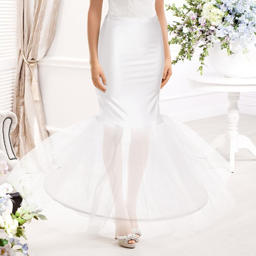 Wedding Petticoat Miss Bride Mermaid Weadding Dress Skirt Hoop Women - Picture 11 of 11