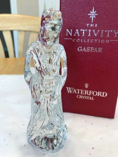 Hermoso Belén Wiseman Cristal Gaspar Waterford COLECCIÓN REY SIN USAR, EN CAJA  - Imagen 1 de 5