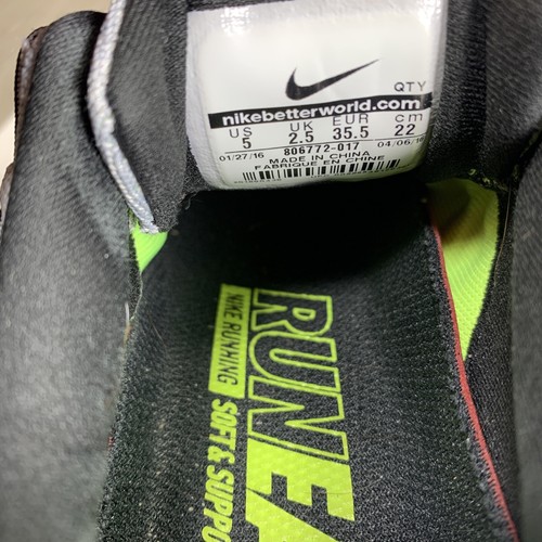 Men's Nike 2016 Airmax Volt Green Grey Size 5 Running Shoes 806772 017 - 第 9/10 張圖片