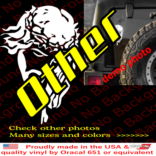 JESUS CHRIST WITH THORNS Car Window Vinyl Decal Die Cut Sticker Christian JS025 - Picture 8 of 8