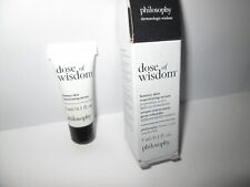 Philosophy Dose of Wisdom Bouncy Serum .1 oz Travel Size New Boxed