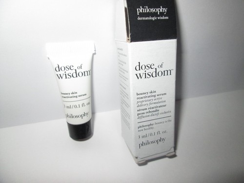Philosophy Dose of Wisdom Bouncy Serum .1 oz Travel Size New Boxed - Picture 1 of 2