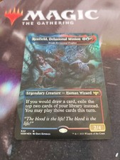 Mtg. Renfield, Delusional Minion. Foil Borderless. Innistrad: Crimson Vow. Nm