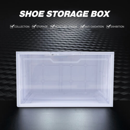 2Pack Sound Control LED Light Shoe Box Sneaker Storage Collection Display Rack - Picture 4 of 10