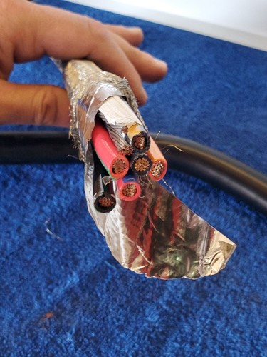 6 AWG THHN/THWN 6 Conductor 120' RRH Power Cable PWRT-606-S 6/C Commscope USHIP - Picture 6 of 6