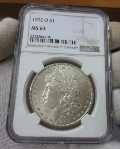 1902-O Morgan Dollar NGC MS63