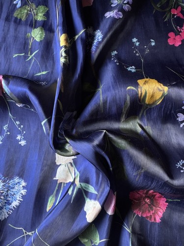 Acrylic Light Fabric By The Yard Width 55” Floral - Picture 9 of 9