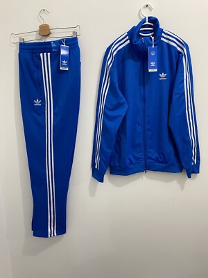 Frágil Negligencia administrar Adidas Originals Beckenbauer Tracksuit Blue Bird White Size L | eBay