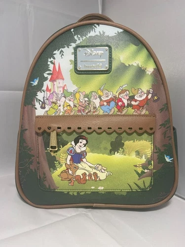 Snow White & the Seven Dwarfs Forest scene mini backpack BN w/tags Loungefly