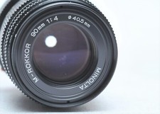 Minolta f/4 Camera Lenses 90mm Focal for sale | eBay