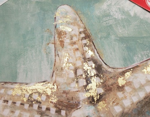 1 KITCHEN CANVAS WALL PICTURE FRAME , 12" x 12", SEALIFE, STARFISH, IBD - Picture 9 of 11