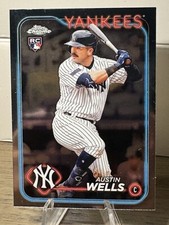 2024 Topps Chrome Logofractor Austin Wells RC #281 Yankees