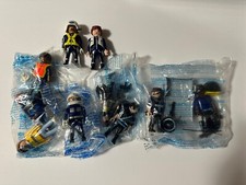 Playmobil Police Rescue Figure Lot Of 10 And Accessories