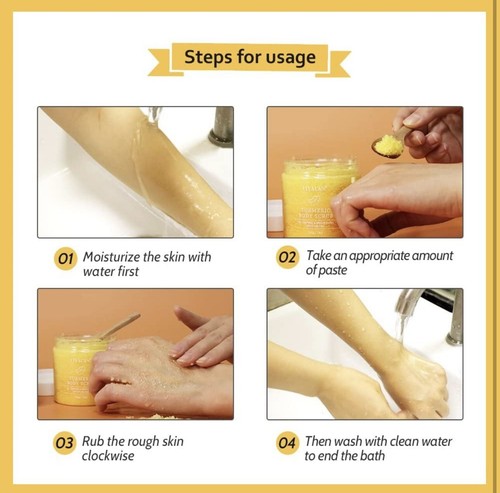 turmeric body scrub - Picture 6 of 8